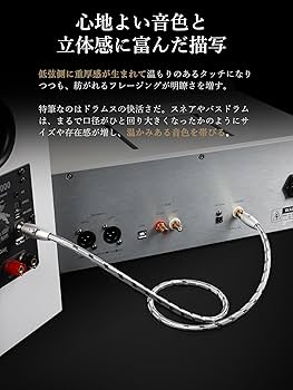 Amazon | IMPETO RCAケーブル 2M ステレオケーブル OFC高純度無